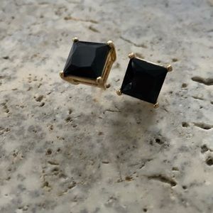 Kate Spade black stud earrings